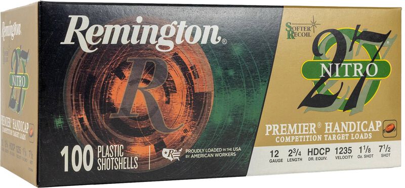 Nitro 27, 12 Gauge, 7.5 Shot, 2-3/4 in, 1 1/8 oz, 1235 fps